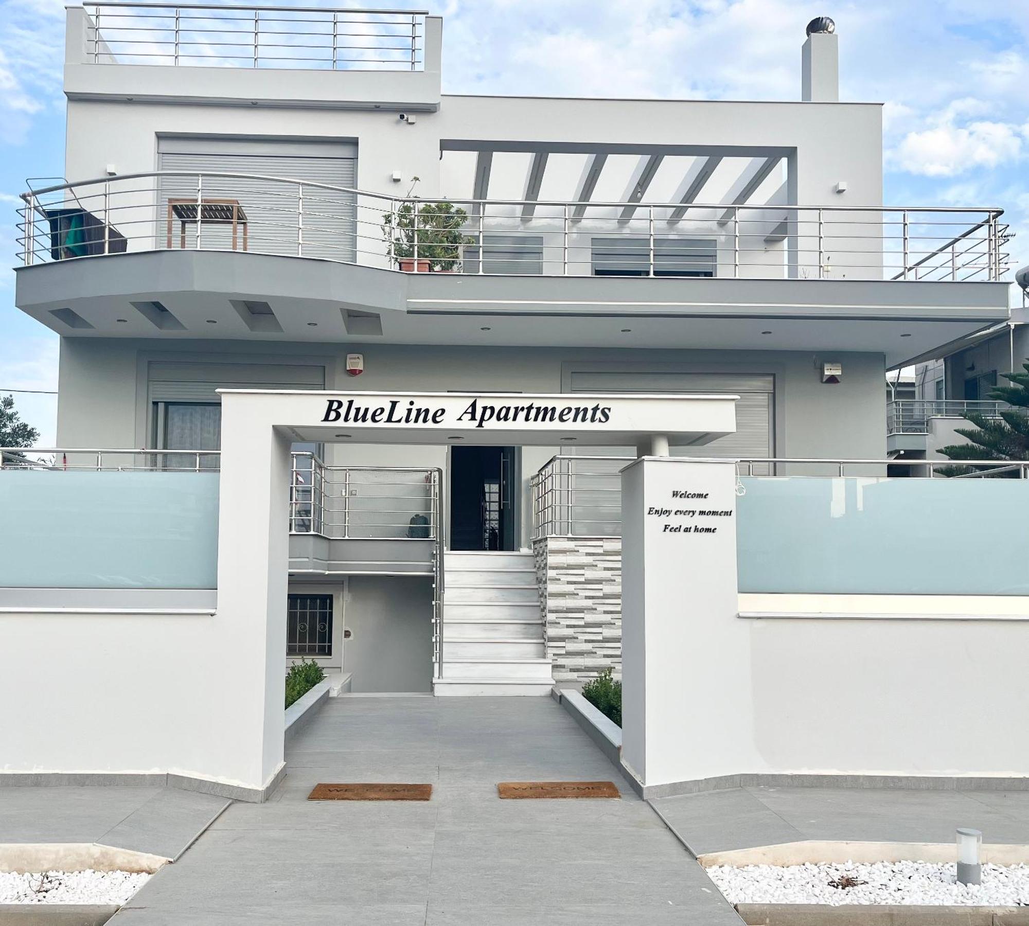 Blueline Apartment 3 Loutráki Dış mekan fotoğraf